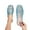 #349-Blue, variant on Censtreet Women's Flat Sandals Fashion Slides With Soft Leather Slippers for Summer