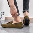 thumbnail image 7 of Mens Boat Leather Dress Shoes Driving Loafers Classic Slip on Walking Casual, 7 of 7