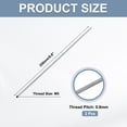 thumbnail image 2 of Uxcell Fully Threaded Rod M5 x 250 0.8mm Thread Pitch 304 Stainless Steel 2 Pack, 2 of 5