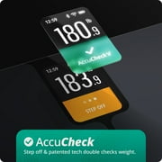 Greater Goods Smart Bathroom Scale- BT, WiFi, 10 Users, App, 800mAh Battery, TFT Display Technology