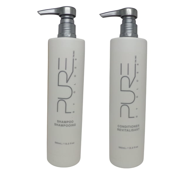 PURE by Gloss Shampoo and Conditioner Set of Two each 12.2oz Bottles