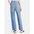 thumbnail image 3 of No Boundaries High-Rise Straight Leg Jeans, 32” Inseam, Women’s, 3 of 5