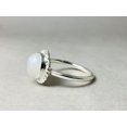 thumbnail image 2 of Heaven Crafts Natural Rainbow Moonstone Ring Sterling Silver 925 Handmade Boho Dainty Jewelry, 2 of 6