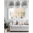 thumbnail image 5 of Eucalyptus Leaf Bottle Valances for Windows Watercolor Floral Plant Gray Stripes Rod Pocket Curtains Valance Short Window Treatment Drapes for Living Room, Bedroom Bathroom 56"&nbsp;W x 16" L, 5 of 5