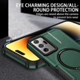 thumbnail image 3 of Magnetic Case for Samsung Galaxy Note 20 Ultra (Not Note 20) Compatible with Magsafe, Military-Grade Shockproof Case with Built-in Magnet Circle for Samsung Galaxy Note 20 Ultra, MS Green, 3 of 18