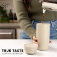 thumbnail image 4 of Taza de café de viaje Simple Modern Voyager, 16 ml, crema, 4 of 7