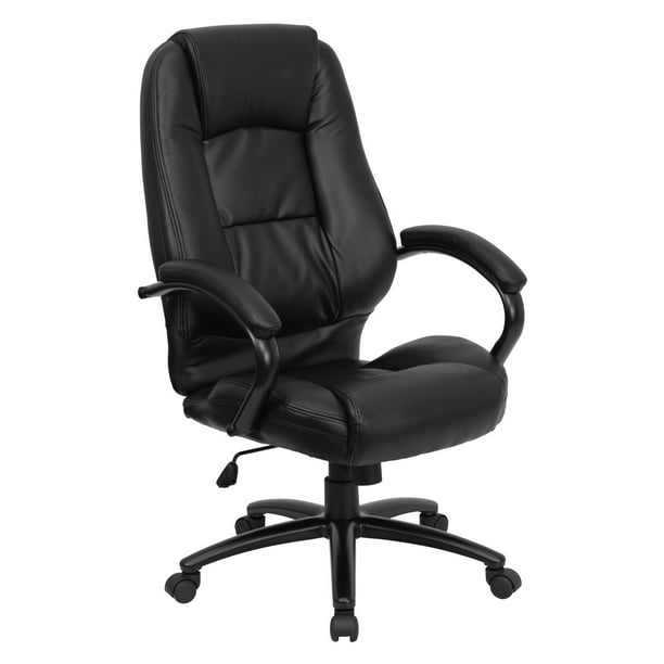 Multi Function Leather High Back Office Chair With Waterfall Seat Office Chair With Waterfall Seat