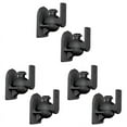 thumbnail image 1 of 3X Universal Rotatable Speaker Wall Mount Stand Bracket 1 Pair Black, 1 of 8