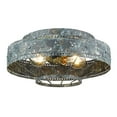 thumbnail image 3 of Wry Lighting Ferris 2-light Flush Mount in Blue Verde Patina, 3 of 10