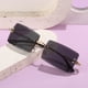 thumbnail image 5 of Gafas de sol cuadradas sin marco, gafas de sol de moda, gafas de sol de tendencia femenina, 5 of 5