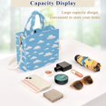thumbnail image 5 of FORMRS Womens Corduroy Tote Bag Crossbody Shoulder Purse Handbag with Detachable Strap, Cartoon Cloud Pattern, 5 of 7