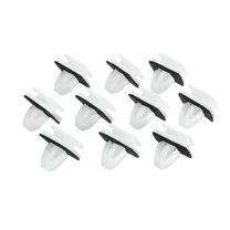 Car Door Trim Panel Clips Sill Guard Side Skirt Nylon Fastener Retainer 10pcs For Honda/Civic/CRV 91504-SP1-003 91504SP1003