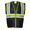 Black, variant on JORESTECH Hi-Vis Two Tone Safety Vest, ANSI Class 2, VL-04 (Black, SM)