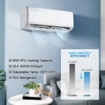 thumbnail image 2 of VanAcc 24000 BTU Mini Split Air Conditioner and Heat Pump, Ductless Inverter System, SEER2 19, Cools & Heats Rooms up to 1500 Sq.Ft, 2 of 8