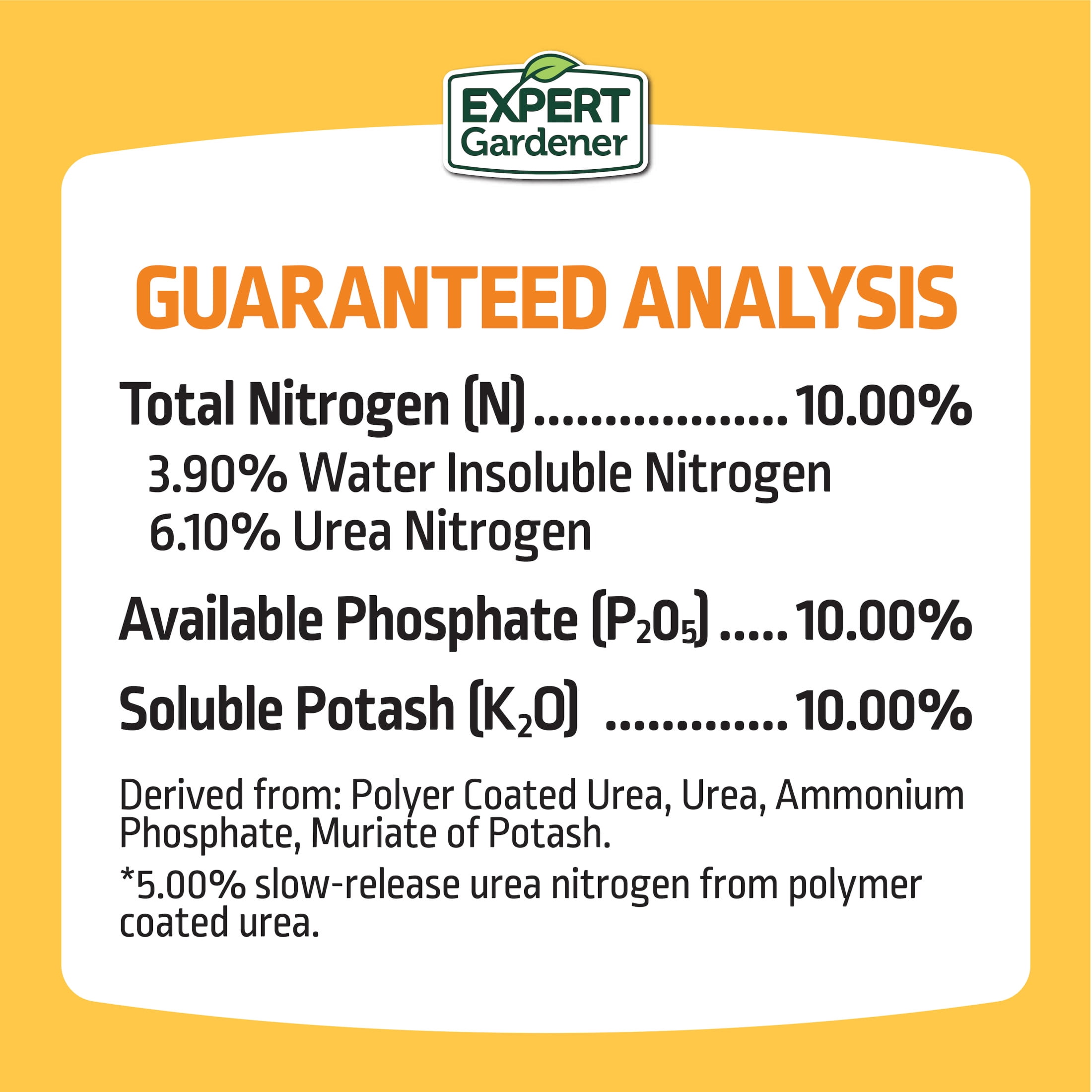 Expert Gardener Flower Plant Food Fertilizer 10-10-10, 4 lb.