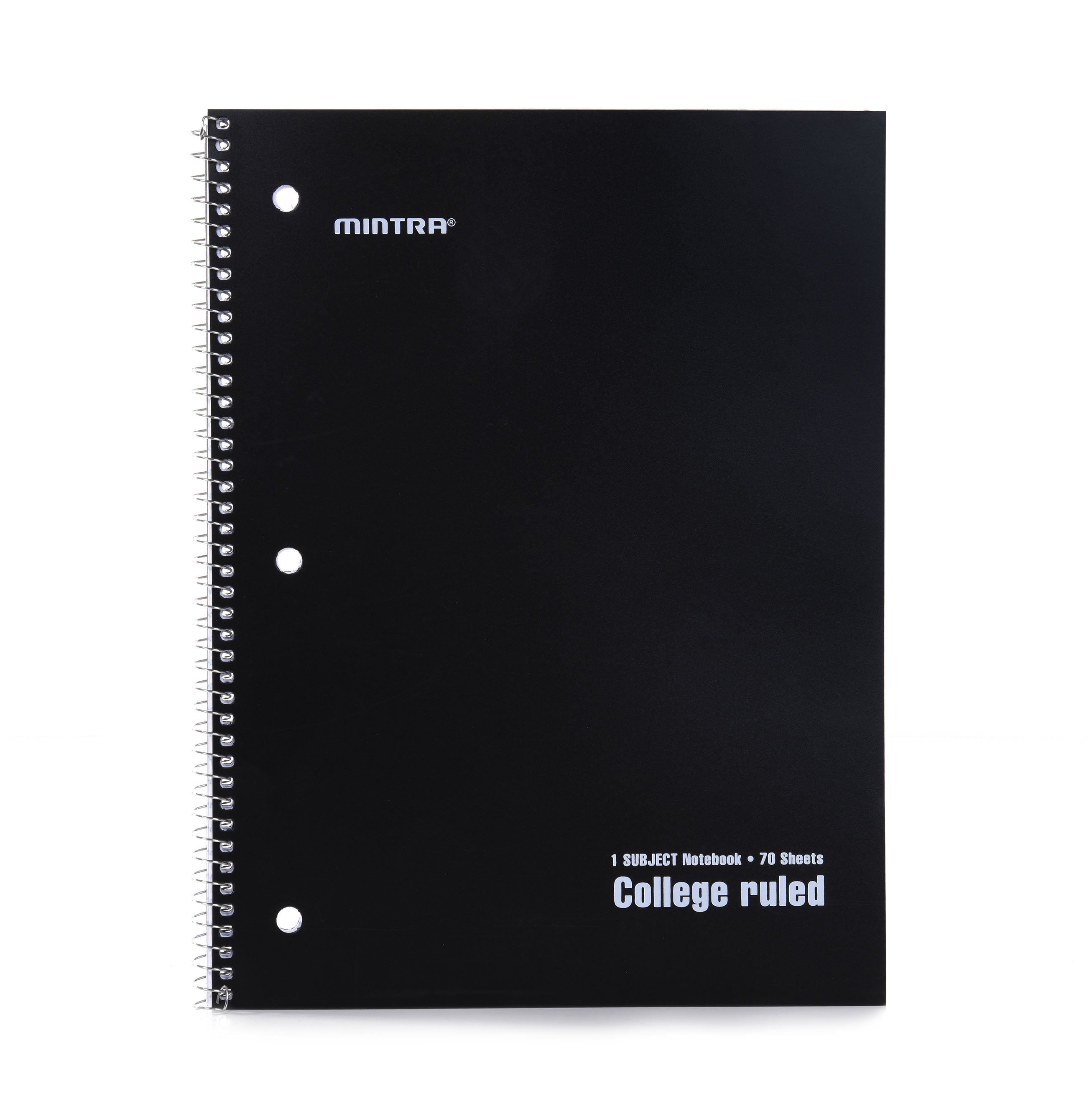 Huhuhero 5 Subject Notebook, College Ruled Spiral Notebook, 7.6 x 10.5  Hardcover Spiral Journal for Women Men, 100GSM Thick Paper Journal for  Wirting Work Note Taking, College School Supplies (Black) - Yahoo Shopping