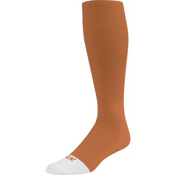 TCK TCK ProSport Elite Tube Knee High Long Socks Baseball Soccer Football (Texas Orange, L