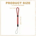 thumbnail image 2 of Uxcell Camera Wrist Strap, Adjustable Nylon Phone Wristlet Straps Lanyard String for Camera Keys Keychain Phone USB Red Jacquard 3, 2 of 7
