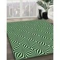 thumbnail image 3 of Ahgly Company Machine Washable Indoor Rectangle Transitional Light Green Area Rugs, 3' x 5', 3 of 7