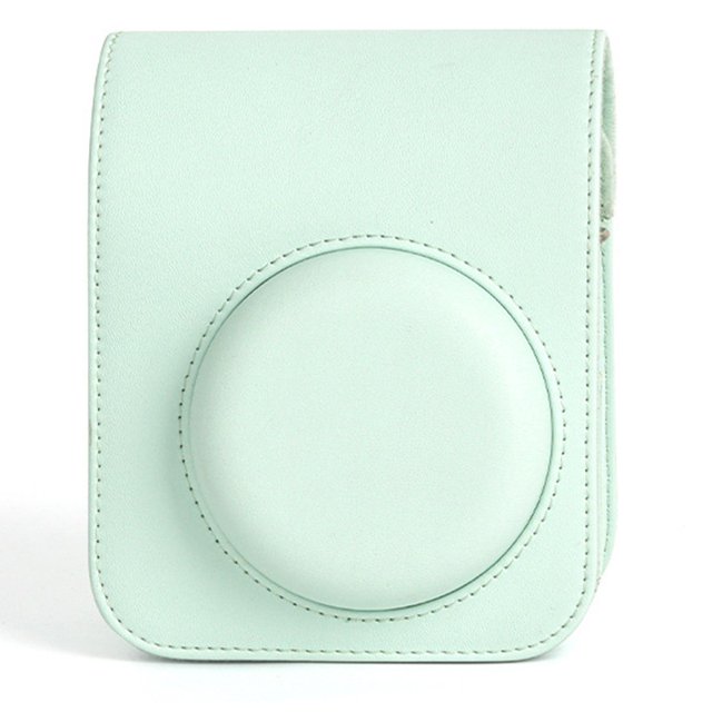 For Instax Mini 12 Camera Case PU Leather Soft Protective Case Trave Bag For Fuji-Film Camera Bag With Shoulder Strap
