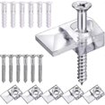 thumbnail image 1 of 20 Pack Mirror Holder Clips Dlass Retainer Clips Kit Mirror Hanging Kit Mirror Hanging Hardware, 1 of 5