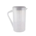 thumbnail image 2 of Giunmcul 2.5L Plastic Beverage Pitcher with Filter and Scale Pink Gray for Coffee Shops, 2 of 5