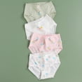 thumbnail image 2 of CAIXIA Girls' Cotton Underwear Breathable Comfortable Girls Underwear 4 Pack Soft Stretchy Elastic Waistband For Toddler Kids Everyday Seasonal Wear 4PCS,13-14 Years, 2 of 4