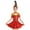 A Red, variant on YEAHDOR Girls Circus Cosplay Costume Carnival Halloween Outfit Shiny Sequins Gold Tassel Epaulet Dress with Mini Top Hat Royal Blue 10