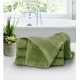 thumbnail image 3 of MALLONI HOME Ultra Soft Cotton Washcloths, Contains 24 Piece Face Cloths 12x12 inch, Ideal for Everyday use Face Towels, Compact & Lightweight Multi Purpose Washcloths - Kiwi Green, 3 of 5