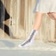 thumbnail image 5 of Calcetines de invierno de longitud media para mujer - mezcla de algodón, patrón retro en relieve, multicolor, puño de 5,9 pulgadas, 5 of 5