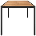 thumbnail image 6 of vidaXL Table All Weather Wicker Outdoor Furniture Patio table Poly Rattan, 6 of 12