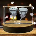 thumbnail image 2 of Timpani 3D Engraved Crystal 3D Engraved Crystal Keepsake/Gift/Decor/Collectible/Souvenir, 2 of 7