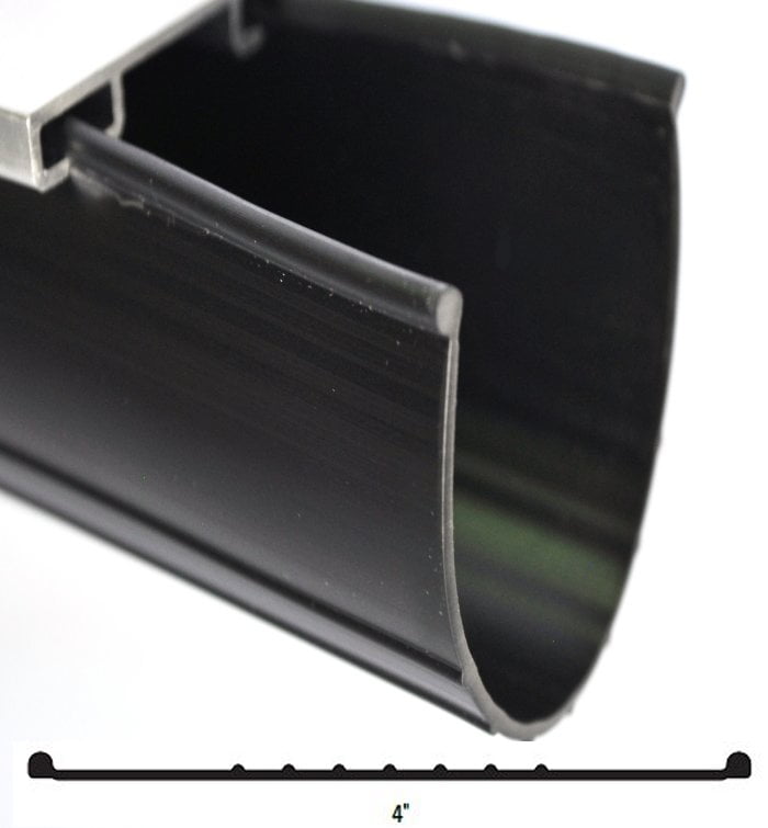 NEW Bottom Seal Bead Type Grey Vinyl Garage Door Weather Seal