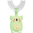 thumbnail image 1 of Cepillo De Dientes En Forma De U Para Niños, Cepillo De Dientes En Forma De U De 360 Grados Con Cabeza Suave Cepillo De Dientes De Masaje Blanqueador De Entrenamiento Para Niños De 2 A 6 Años Muyoka Hogar, 1 of 7