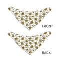 thumbnail image 3 of Naloa Hohey Bee Golden2 Dog Bandana Large and Small-Dog Scarf Bib Handkerchief Accessories for Dogs and Cats(S-L)-Medium, 3 of 5