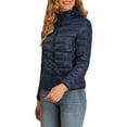 thumbnail image 4 of MODA NOVA Juniors Hooded Long Sleeves Zip Up Lightweight Packable Puffer Jacket, 4 of 6