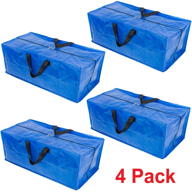 Packube Heavy Duty Reusable Storage Bags Moving Bag w/Zipper Closure ...