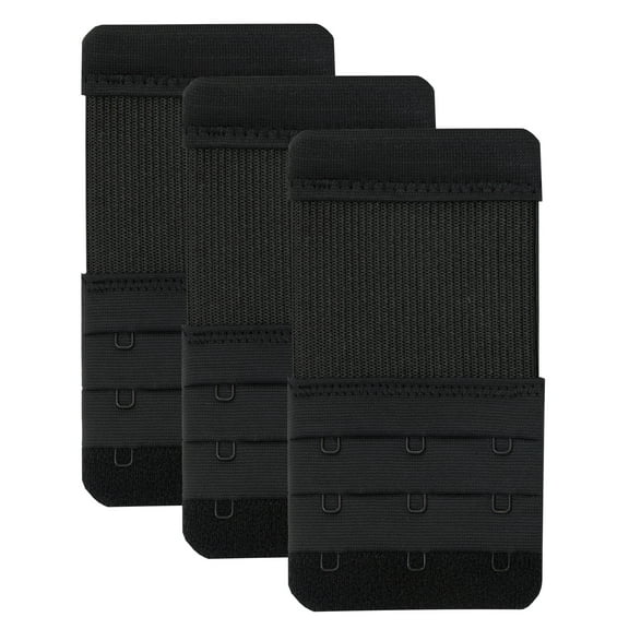 Women's Bra Extender 3 Hook ,Stretchy Soft and Comfortable Bra Strap Extension