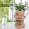 thumbnail image 4 of Macetero de Hombre Musculoso, Florero de Cara Masculina Bien Esculpido, Arte de Sala de Estar, De DecorAción del Hogar, 17 x 11 cm, Macetero de Cara de Hombre Con orificio de, 4 of 7