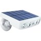 thumbnail image 1 of Lámpara solar ajustable para exteriores a prueba de agua con detector de movimiento - Panel de carga rápida de alta calidad - 4 LED COB blancos fríos de 500 lúmenes -, 1 of 5