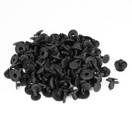 Replacement Rivets - Unique Bargains 100 x Van Truck 7.1mm Hole Black Door Plastic Replacement Rivets Fastener
