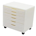 thumbnail image 3 of Miniature Cabinet Dollhouse Nightstand Storage Feature White Finish for Ob11 Bedroom Decor, 3 of 7