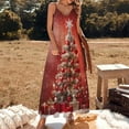 thumbnail image 2 of Christmas Snowmen Sleeveless Dress Woman Fashion Long Dresses Women's Summer Suit Dress Summer 2025 Women, 2 of 7