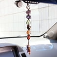thumbnail image 3 of 7 Chakra Gemstone Reiki Healing Crystal Pendant Home Interior Decoration For Good Luck, Protection - Tumbled Palm Stone, 3 of 5