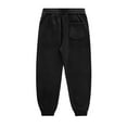 thumbnail image 4 of Unisex Fleece Sweatpants with Elastic Waistband and Adjustable Drawstring Relaxed Fit Joggers for Everyday Wear, 4 of 5