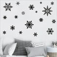 thumbnail image 5 of Winter Snowflakes Christmas Decals and Decor Vinyl Lettering Decal Stickers Self Adhesive - XL Set- Qty 20 - Sizes Range from 4"-12" - Color: Metallic Silver, 5 of 6