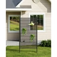 thumbnail image 1 of GloryStar 72" H×36" W Freestanding Metal Privacy Screen for Outdoor Patio - Heavy-Duty Rust-Resistant Decorative Fence Panel | Weatherproof Design | Patio Privacy Screen, 1 of 8