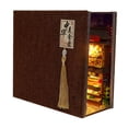 thumbnail image 4 of HILABEE DIY Booknook Kits DIY Model Room Decor Building Kits Dollhouse Wood Bookends for, 4 of 9