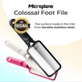 thumbnail image 3 of Rascador para limar pies Microplane Colossal, acero inoxidable, color negro, 3 of 8