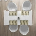 thumbnail image 3 of Ambesonne Cat Place Mats Set of 4, Black Kitties Saying Hi, Standard Size, Ivory Black Ruby, 3 of 4